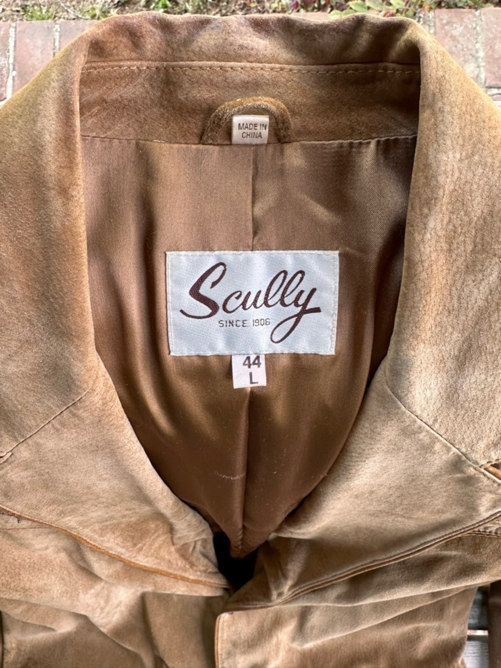 Scully Western Suede Leather Jacket Men’s 44L Tan Embroidered Cowboy Blazer Coat - Picture 10 of 16
